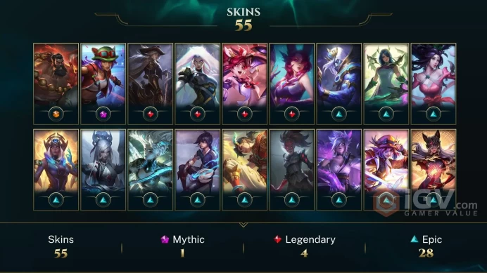 EUW - MASTER(657LP) - (1.000LP PEAK)  - 88 Champ - 62 Good Skins(1 Ultimate, 1 Mythic) - 36.7K BE - 226 MYTHIC E. -HANDMADE - FULL ACCES - CHEAP