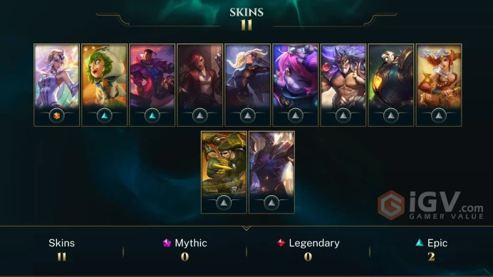 LAS UNK- 11 GOOD SKIN- LAST RANK IS G1- HANDMADE 2015 ACCOUNT- FULL ACCES- INSTAST DELIVERY