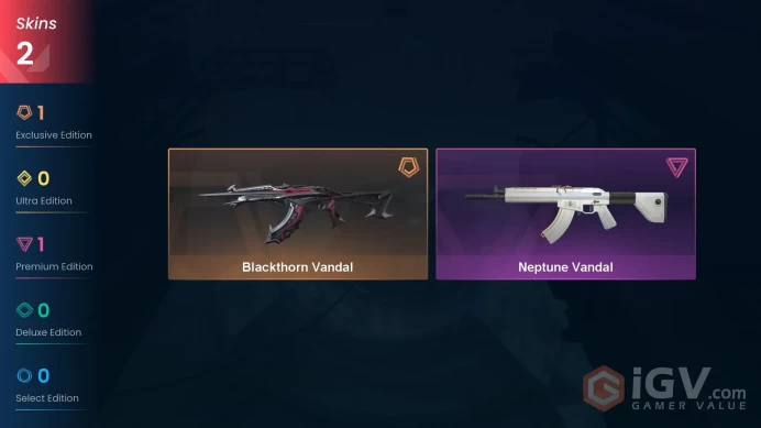 Eu West | Silver Rank| Blackthorn, Neptun Vandal | Changeable Mail | Instant Delivery | Lifetime Warranty | 100% Handmade & Secure | 24/7 Suppor