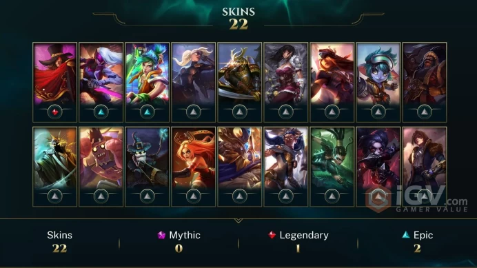 【TR 】Level 48    54 Champ/ 22 Skins   Full Access  High Quality Account  Instant Delivery️