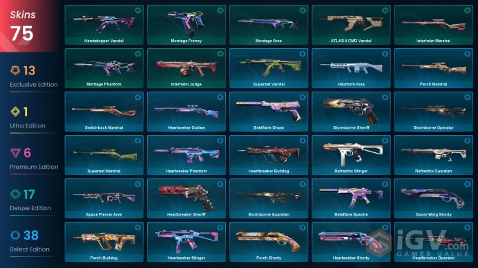 EU/TR - 16 Premium Skins-Kuronami no Yaiba-ORA by OneTap Knife-EX.O Vandal-Prime Vandal-Recon Phantom-XERØFANG Ghost-Ion Operator / Full Access