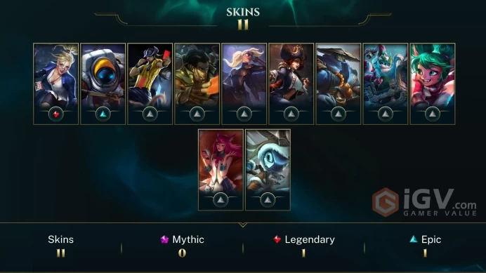 【TR 】Level 31    50 Champ/ 11  Skins   Full Access  High Quality Account  Instant Delivery️