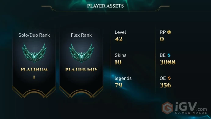 [EUW] - Platinum I / 10 Skins / Changeable Mail | Instant Delivery | Lifetime Warranty | 100% Handmade & Secure | 24/7 Support