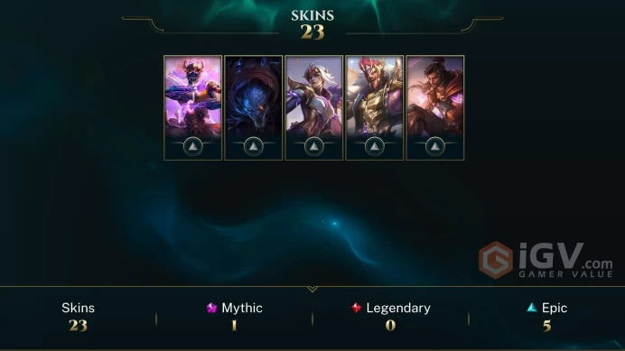 [EUW] - Gold III / 23 Skin / Changeable Mail | Instant Delivery | Lifetime Warranty | 100% Handmade & Secure | 24/7 Support