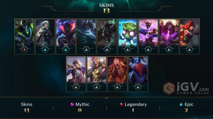 [EUW] - Platinum III / 15 Skins / Changeable Mail | Instant Delivery | Lifetime Warranty | 100% Handmade & Secure | 24/7 Support