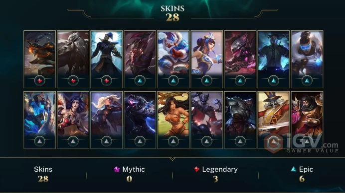 [EUW] - Silver IV / 27 Skins / Changeable Mail | Instant Delivery | Lifetime Warranty | 100% Handmade & Secure | 24/7 Support