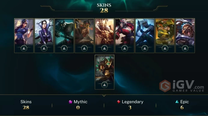 [EUW] - Silver IV / 27 Skins / Changeable Mail | Instant Delivery | Lifetime Warranty | 100% Handmade & Secure | 24/7 Support