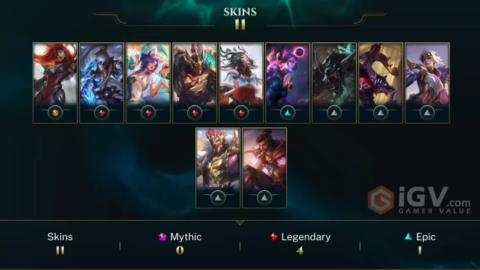 [EUW] - Gold II / 13 Skins / Changeable Mail | Instant Delivery | Lifetime Warranty | 100% Handmade & Secure | 24/7 Support