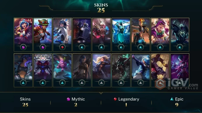 [EUW] - Silver IV / 26 Skins / Changeable Mail | Instant Delivery | Lifetime Warranty | 100% Handmade & Secure | 24/7 Support