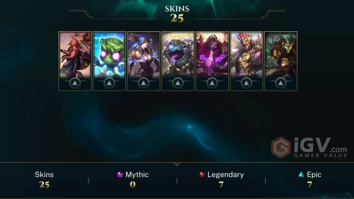 LAS 28 SKINS GOLD 2 92 CHAMPIONS 91 LEVEL INSTANT DELIVERY FULL ACCESS FFHwL