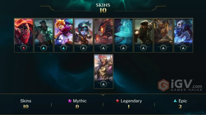  EUW  10 SKINS  EMERALD 1  69 CHAMPIONS  85 LEVEL  INSTANT DELIVERY  FULL ACCESS  FGFSQ 