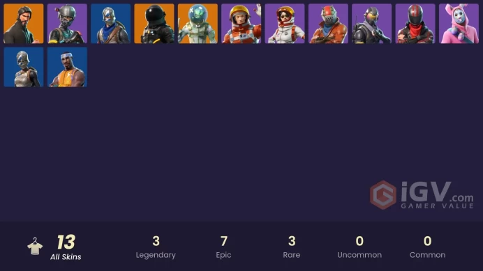FA - [PC/PSN/XBOX] 13 skins | The Reaper | Blue Squire | Royale Knight | Elite Agent | Rogue Agent | Leviathan | Dark Voyager | Rabbit Raider