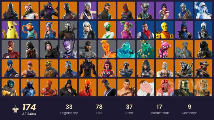 PC/PSN/Xbox/Nintendo 173 skins | OG STW | Black Knight | Sparkle Specialist | Leviathan Axe | The Reaper | Blue Squire | Royale Knight | Elite A