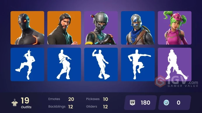 [PC/PSN/XBOX] 19 skins | The Reaper | Blue Squire | Royale Knight | Elite Agent | Rogue Agent | Dark Voyager | Omega | Valor | Wukong | Abstrak