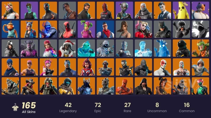 PC/PSN/Xbox/Nintendo 87 skins | Eon | Travis Scott | Astro Jack | Gold Meowscles | Gold Brutus | Gold Midas | Ravage | Raptor | Eternal Knight |