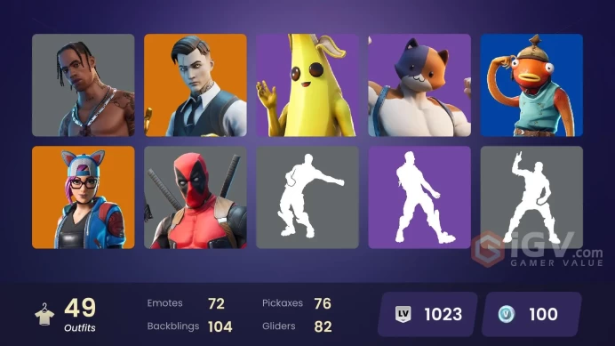 FA - [PSN/XBOX/PC] 49 skins | Travis Scott | Cloud Striker | Point Patroller | Fixer | Zenith | Midas | Fade | Blackheart | Lynx | Hybrid |