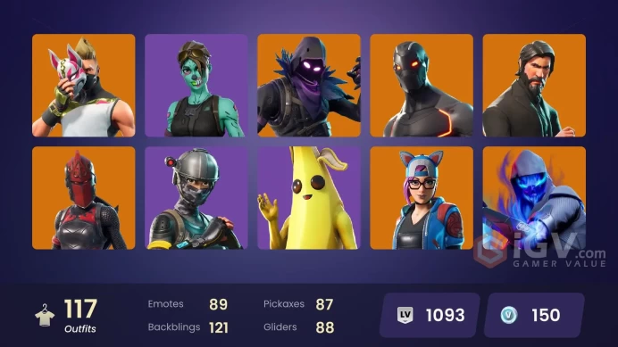 [PSN/XBOX/PC] 117 skins | OG STW | The Reaper | Elite Agent | Rogue Agent | Luxe | A.I.M. | Blackheart | Supersonic | Catalyst | Calamity | Dire