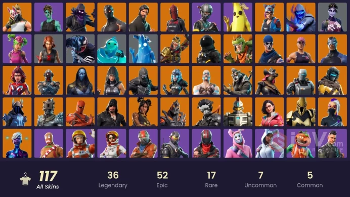 [PSN/XBOX/PC] 117 skins | OG STW | The Reaper | Elite Agent | Rogue Agent | Luxe | A.I.M. | Blackheart | Supersonic | Catalyst | Calamity | Dire