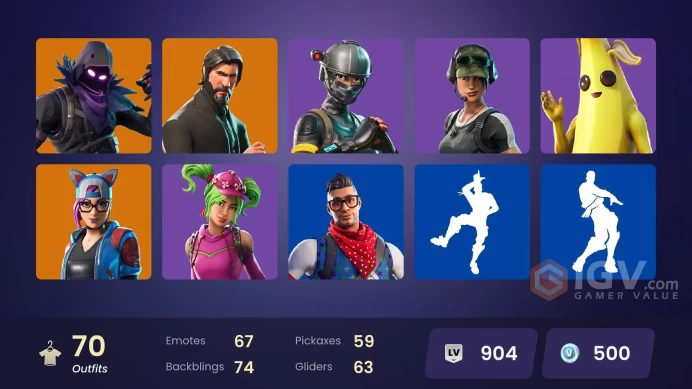 FA - [PSN/XBOX/PC] 73 skins | OG STW | The Reaper | Elite Agent | Ronin | Lynx | Zenith | Chomp Sr. | Dark Voyager | Carbide | The Visitor 