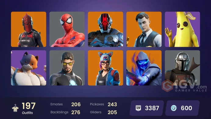 [ALL PLATFORMS]-195 Skin-OG STW-Cole-Midas-Heron Stance Hero-FULL ACCESS-MAIL CHANGEABLE-BEST SELLER-