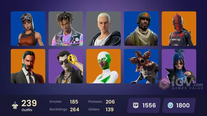 [ALL PLATFORMS]-216 Skin-250K V-Bucks Spend-Juice WRLD-Snoop Dogg-Thanos-Renegade Raider-Special Forces-Aerial Assault Trooper-FULL ACCESS-