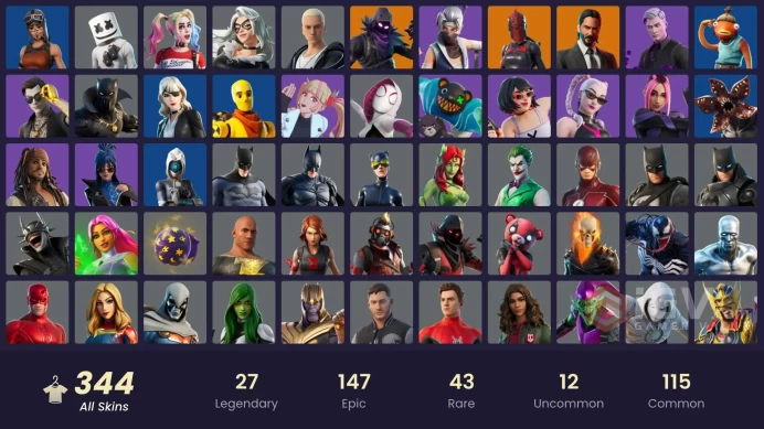 [ALL PLATFORMS]-344 Skin-Polo Prodigy-FNCS Renegade-FFC FULL SET-500K V-BUCKS SPEND-FULL ACCESS-