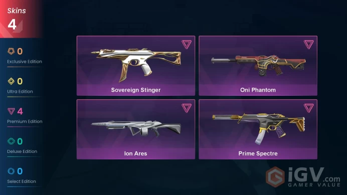 Asia Pacific (AP) - Oni Phantom - Prime Spectre - Ion Ares - Sovereign Stinger