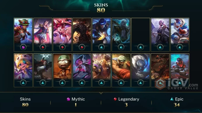 EUW - MASTER(27LP) - LAST SEASON MASTER  - 172 Champ -80 Perfect Skins - 38.7K BE - HONOR 5 - HANDMADE - SAFETY  -FULL ACCES -CHEAP
