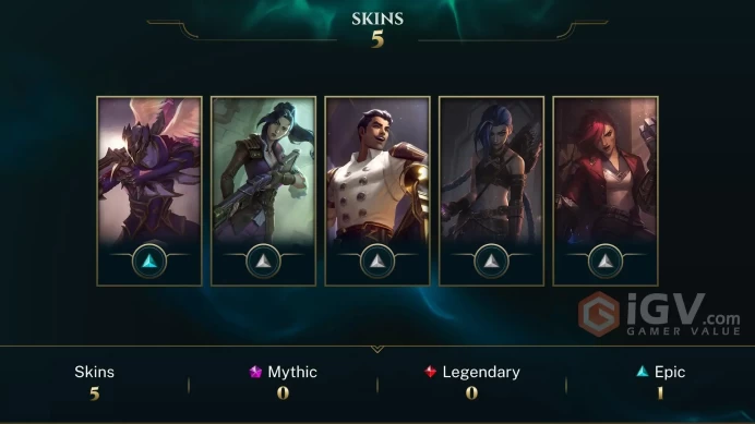 [Code 9685] Level 40 + 6 Skins / EUW / Very Cheap