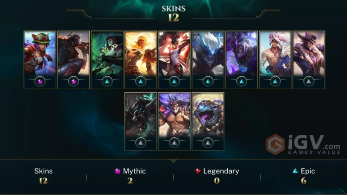 [S16 - SP1] EUW / DIAMOND IV 76WR / 2KBE /  52 CHAMPİONS / 16 SKİN / HANDMADE / CHANGEABLE MAİL