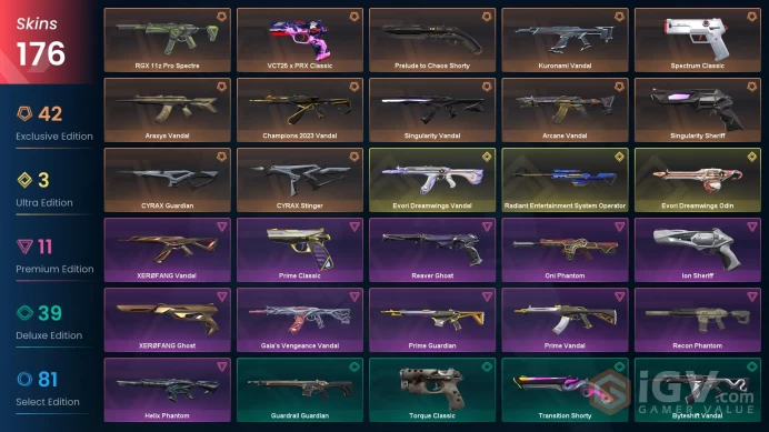 EU-Turkey 176 Skins > Fist Bump Buddy Riot Gun Buddy / Arcane Vandal Nocturnum Scythe Kuronami Vandal Evori Dreamwings Vandal  99046551