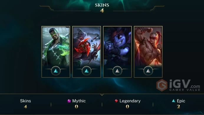 North America HANDLVL'D IRON 4 ( 9 WINS, 53 LOSSES ) + BE:22K + 33 CHAMPS + Unverified Email + Instant Delivery + A018