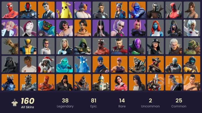 FA - [XBOX/PC] 160 skins | OG STW | Blue Team Leader | Gold Meowscles | Gold Midas | Gold Brutus | Pitch Patroller | Tart Tycoon | 2150 v-buks 