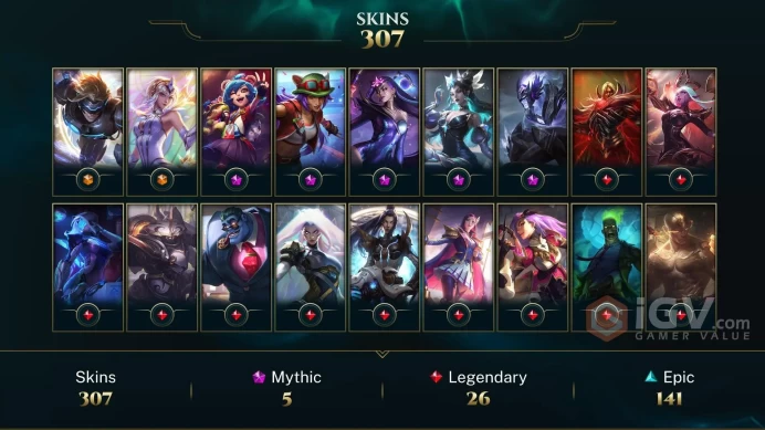 EUW -(S16) DIAMOND 4 - 172 Champ - 307 Good Skins(2 Ultimate, 5 Mythic, 26 Legendary, 141 Epic)  - 63K BE-FULL ACCES - LIFETIME WARRANTY - CHEAP