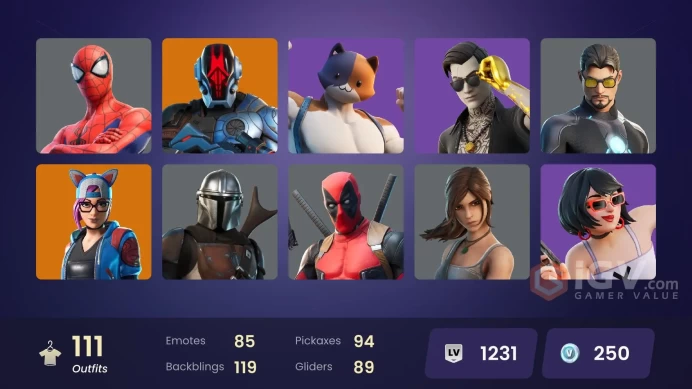 [PC/PSN/XBOX/Nintendo] 111 skins F/A :  | Blackheart | Raz | Calamity | Predator | Hybrid | Zenith | Snap | Gear Specialist Maya | The Ageless |
