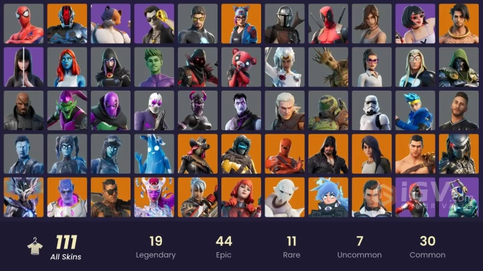 [PC/PSN/XBOX/Nintendo] 111 skins F/A :  | Blackheart | Raz | Calamity | Predator | Hybrid | Zenith | Snap | Gear Specialist Maya | The Ageless |