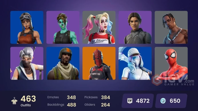 [PC/PSN/XBOX/NIN] 463 skins | OG STW | Travis Scott | Polo prodigy | Merry mint axe | Unchained Ramirez | Gold Meowscles | Recon Champion | 
