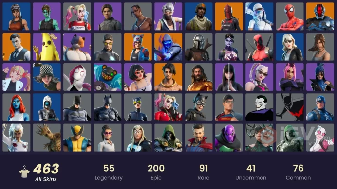 [PC/PSN/XBOX/NIN] 463 skins | OG STW | Travis Scott | Polo prodigy | Merry mint axe | Unchained Ramirez | Gold Meowscles | Recon Champion | 