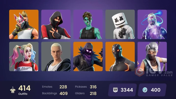 [PC/PSN/XBOX/NIN] 413 skins | OG STW | Galaxy | IKONIK | Glow | Blue Team Leader | Gold Midas | Omega (stage 5) | FNCS Renegade | 