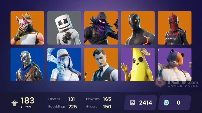 [ALL PLATFORMS]-182 Skin-Blue Squire-Merry Mint Axe-Royale Knight-Take The L-World Warrior-Omega-Black Widow-Championship Aura-FULL ACCESS-
