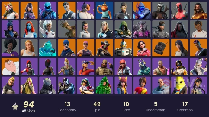 [PC/PSN/XBOX] 94 skins | OG STW | Honor Guard | Glow | Gold Brutus | Gold Midas
