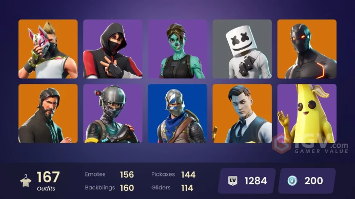 [PC/PSN/XBOX/NIN] 167 skins | OG STW | IKONIK | The Reaper | Blue Squire | Royale Knight | Leviathan axe | Blue Team Leader | Gold Midas | 