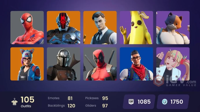 [PC/PSN/XBOX/Nintendo] 105 skins vB: EpicPC-750 PSN-1500 F/A : Eddie Brock | Blue Team Leader | Point Patroller | Carbon Commando | Prodigy