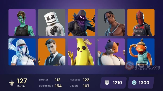 PC/PSN/Xbox/Nintendo 127 skins | OG STW | Travis Scott | Neo Versa | Gold Brutus | WORLD CUP | Gold Midas | Point Patroller | Cloud Striker | Tr