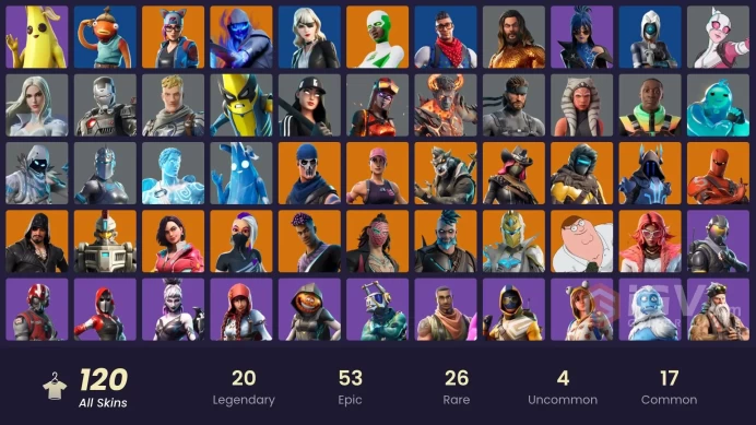 [PC/PSN/XBOX/Nintendo] 120 skins F/A :   | OG STW | Lina Scorch | Prodigy | Trilogy | Rogue Agent | Fixer | Carbon Commando | Subzero Cryptic | 