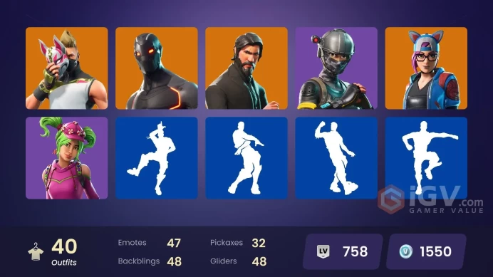 40 skins | The Reaper | Elite Agent | Take The L | Tidy | Omega | Blue Team Leader | Drift | Carbide | Kymera | Zenith | Dark Voyager | Lynx