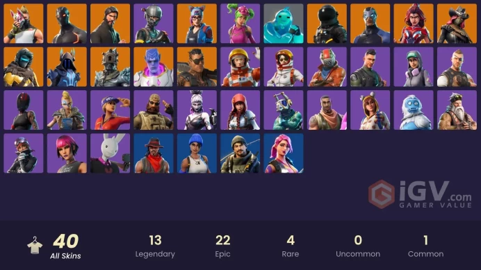 40 skins | The Reaper | Elite Agent | Take The L | Tidy | Omega | Blue Team Leader | Drift | Carbide | Kymera | Zenith | Dark Voyager | Lynx
