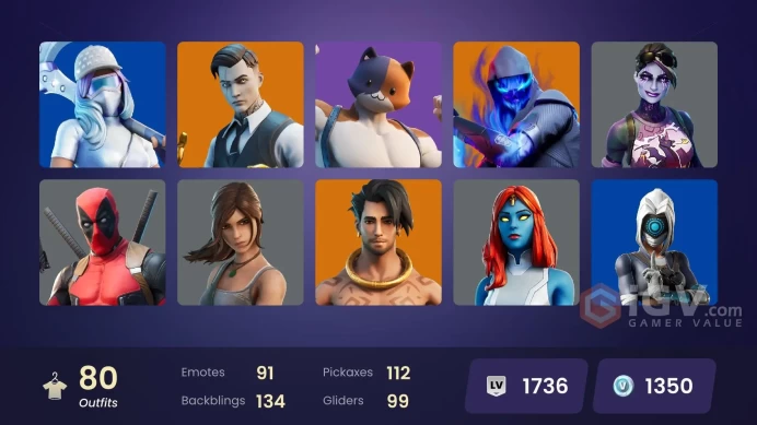 80 skins | Gold Brutus | Gold Midas | The Champion | Fade | Fusion | Gear Specialist Maya | Sorana | Raz | Dark Bomber | Rippley vs Sludge