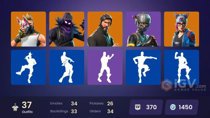 37 skins | The Reaper | Elite Agent | Take The L | Fresh | Ride The Pony | Raven | Drift | Rox | Carbide | Power Chord | Dark Voyager | Lynx