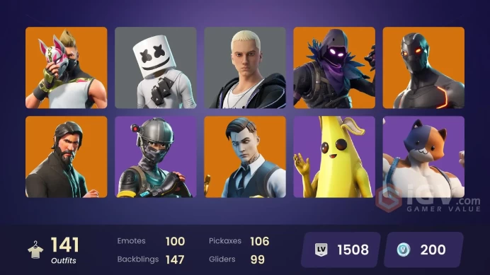 140 skins | Eon | The Reaper | Elite Agent | Take The L | Reaper | Ride The Pony | Gold Brutus | Omega (stage 5) | Gold Midas | Spike